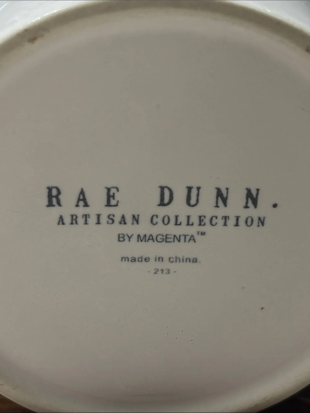 Rae Dunn Artisan Collection by Magenta “Brushes & Things” bathroom or vanity set